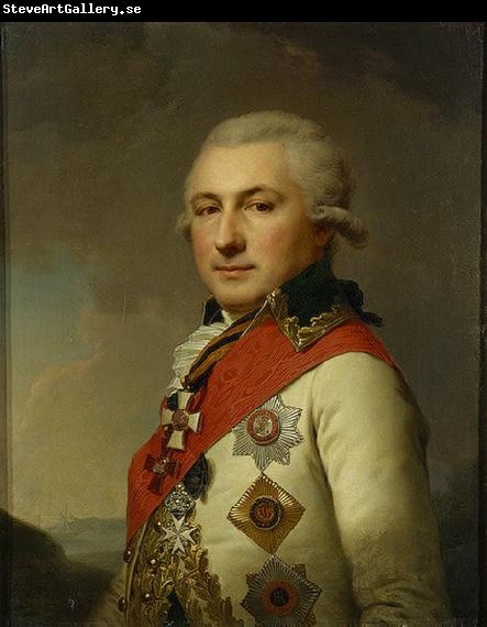 unknow artist Portrait of Admiral Osip Mikhailovich de Ribas (Jose de Ribas)